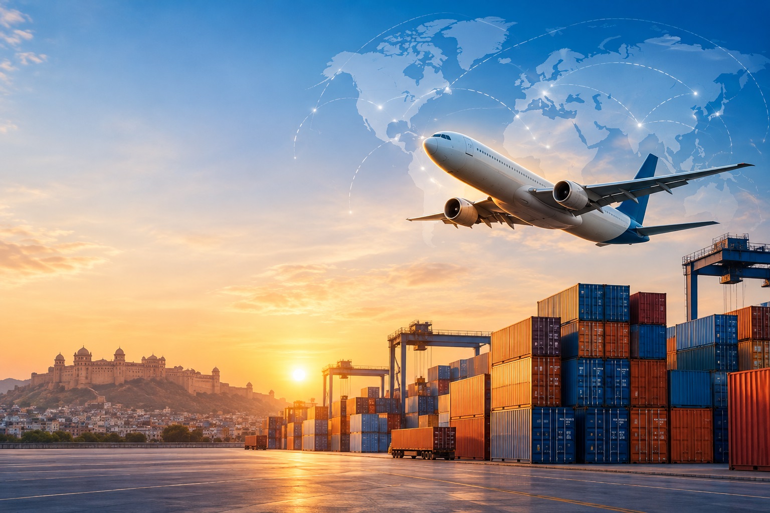Perfect Courier international logistics and courier service from Jaipur